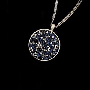 Kenneth Cole w/Blue Crystals Pendant Necklace